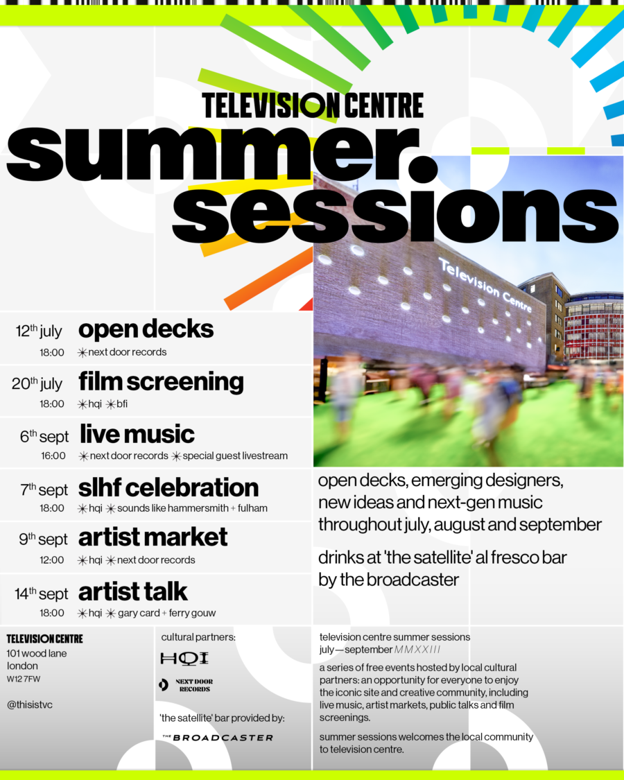 Television Centre Summer Sessions Poster 010923